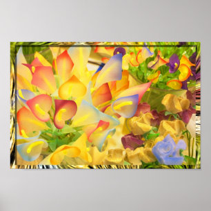 Bizarre Flower Poster