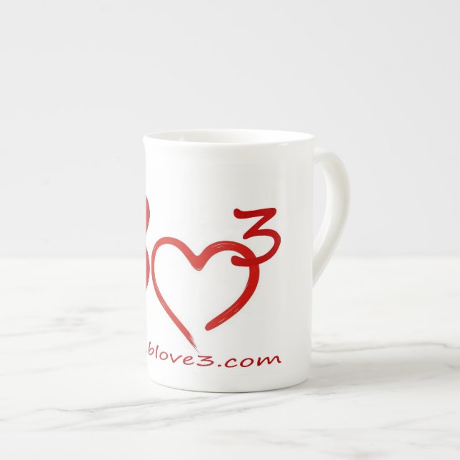 Bizarre Love Triangle Bone China coffee cup (Front Right)