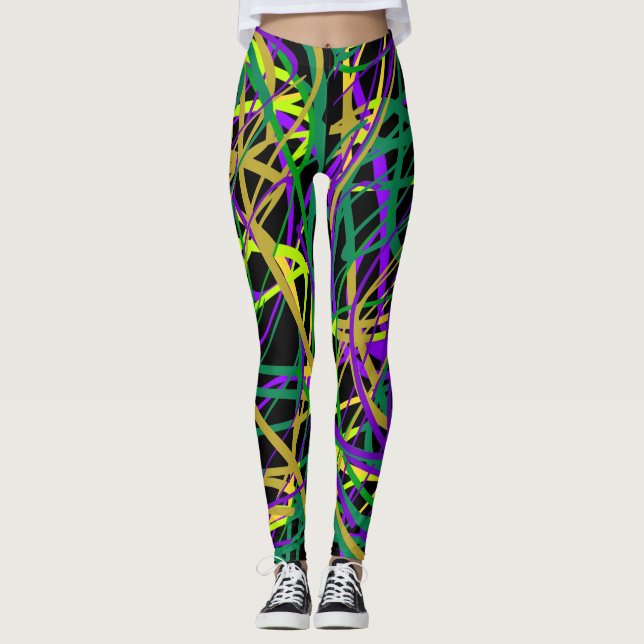 Bizarre Paint Leggings (Front)