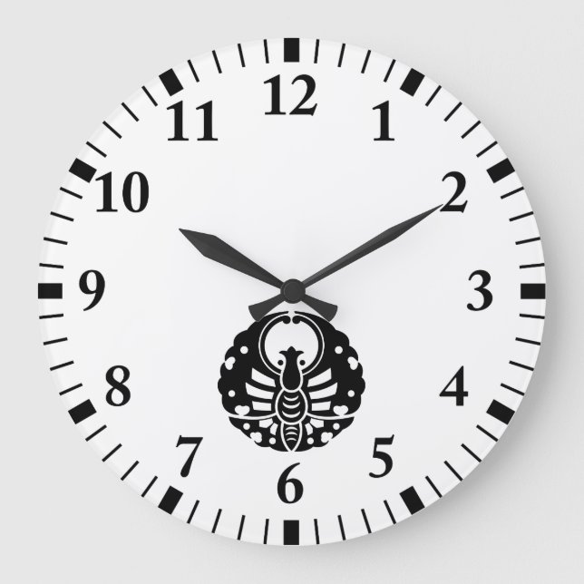 Bizen butterfly large clock (Front)