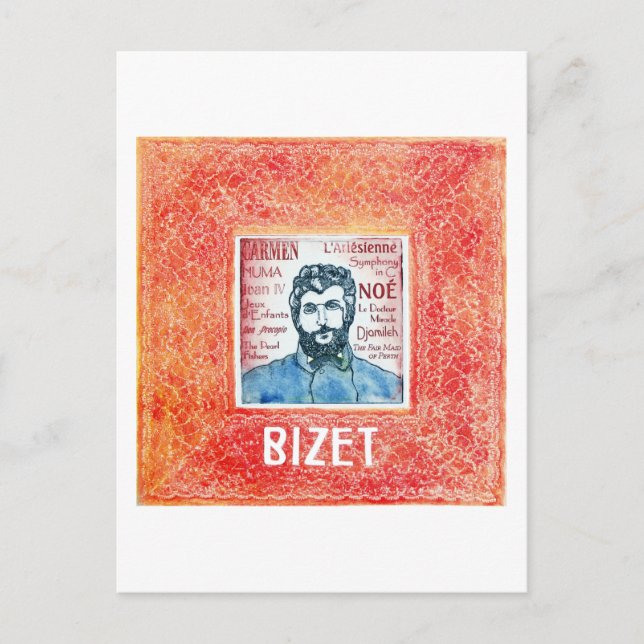 Bizet postcard (Front)