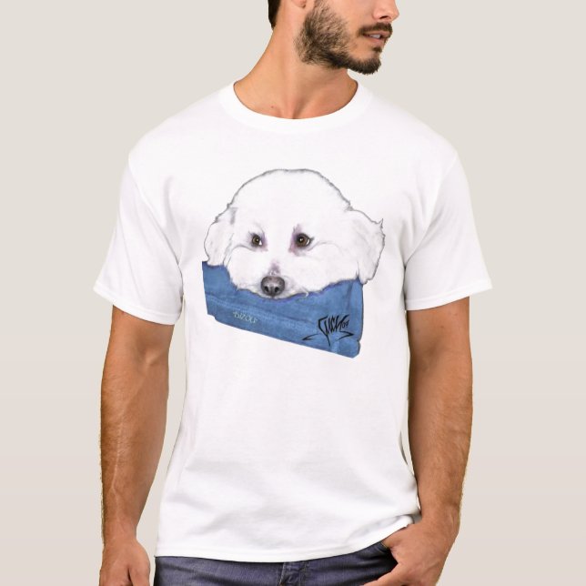 Bizou dans le T-shirt de repos (Devant)