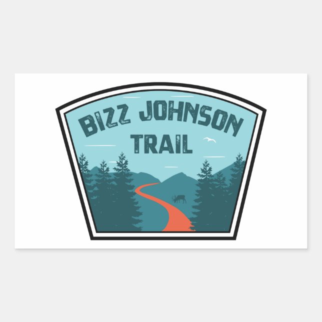 Bizz Johnson Trail Sticker (Front)