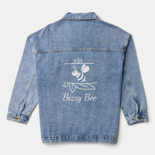 Bizzy Bee Bumblebee Design Denim Jacket