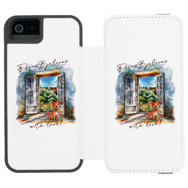 Bjelovar Incipio iPhone Wallet Case (Folio Open)