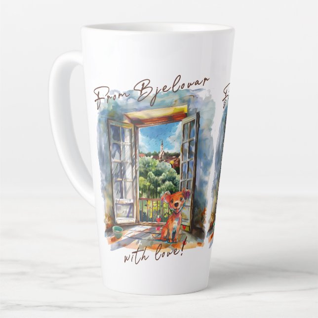 Bjelovar Latte Mug (Left Angle)