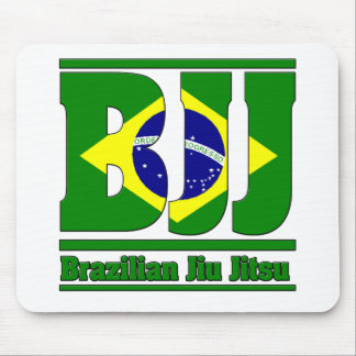 BJJ Brazilian Jiu Jitsu Flag MMA Mouse Pad