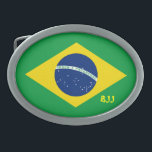 BJJ, Brazilian Jiu-Jitsu Oval Belt Buckle<br><div class="desc">BJJ,  Brazilian Jiu-Jitsu</div>