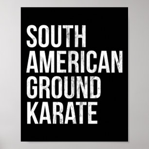 Bjj Brazilian Jiu Jitsu South American Ground Kara Poster