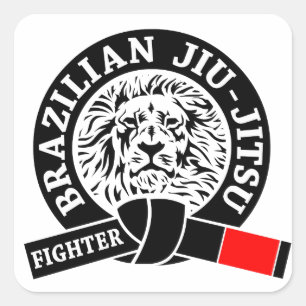 BJJ - Brazilian Jiu - Jitsu Square Sticker