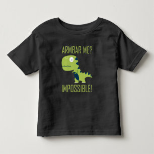 BJJ Brazilian Jiu Jitsu TRex Armbar Humor Toddler T-shirt