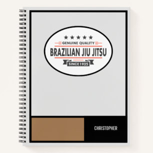 BJJ Brown Belt Training Log Genuine Quality Notebook