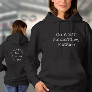 BJJ Design Your Own Template Name Text Custom Hoodie