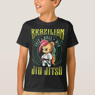 BJJ Grip Roll Win - Grappling Jiu Jitsu Cute T-Shirt