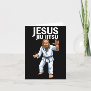BJJ Jesus Brazilian Jiu Jitsu Card
