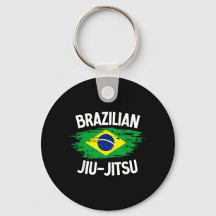 BJJ Jiu Jitsu Brazilian Jiu Jitsu Flag BJJ Flag Keychain