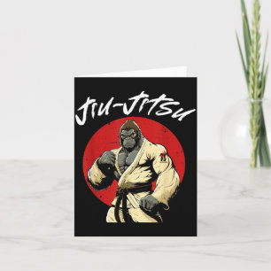 BJJ Jiu Jitsu Grappling Gorilla Card