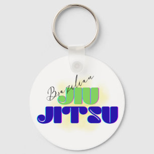 BJJ keychain- Brazilian colours Keychain