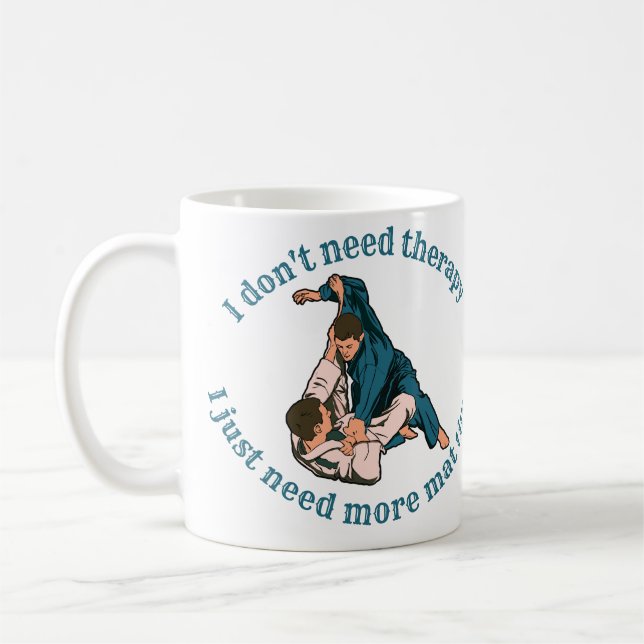BJJ mat time  Coffee Mug (Left)