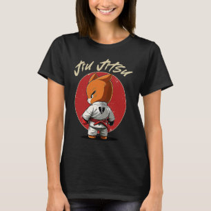 BJJ MMA Fox   Brazilian Jiu Jitsu Grappling T-Shirt