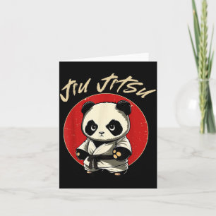 BJJ MMA Panda - Funny Brazilian Jiu Jitsu Card