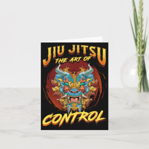 BJJ The Art Of Control - Grappling Jiu Jitsu Foo Card