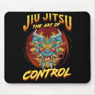 BJJ The Art Of Control - Grappling Jiu Jitsu Foo Mouse Pad