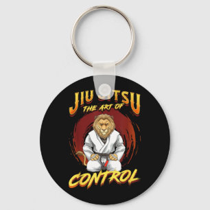 BJJ The Art Of Control - Grappling Jiu Jitsu Lion Keychain