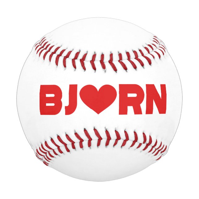 Bjorn Love Baseball (Front)