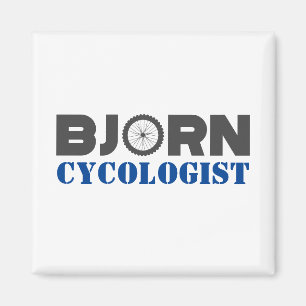 Bjorn Mountain Biker Magnet