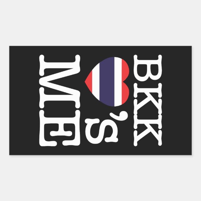 BKK LOVE'S ME STICKER (Front)