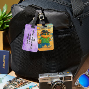 BKLT01 Kids Luggage Tag. Tag