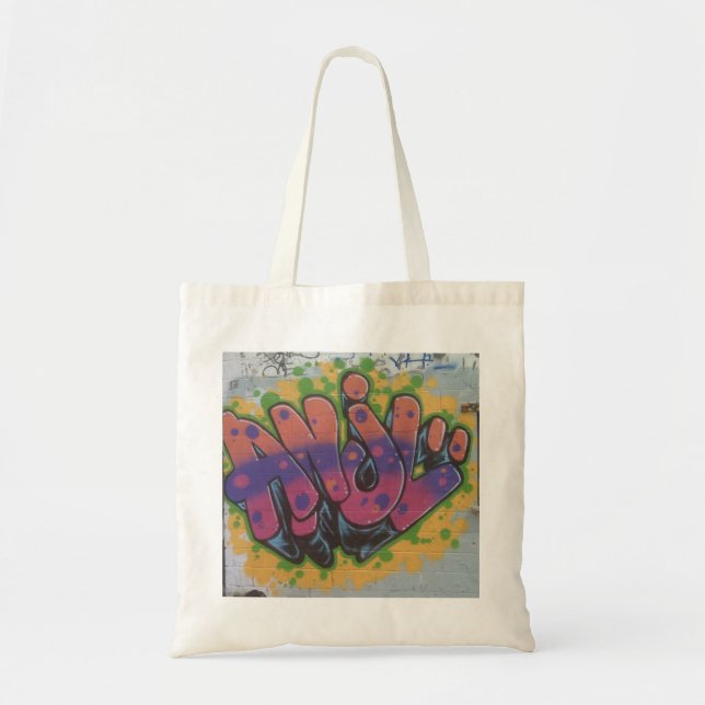 bklyn we go hard tote bag (Front)