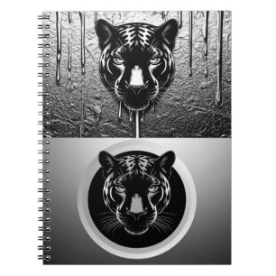 Blacj Panther With Dripping Paint Effect 🐆 Notebook
