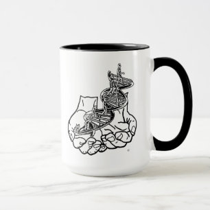 Black 15 oz Ringer Mug