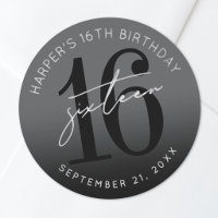 Black 16th Birthday Party