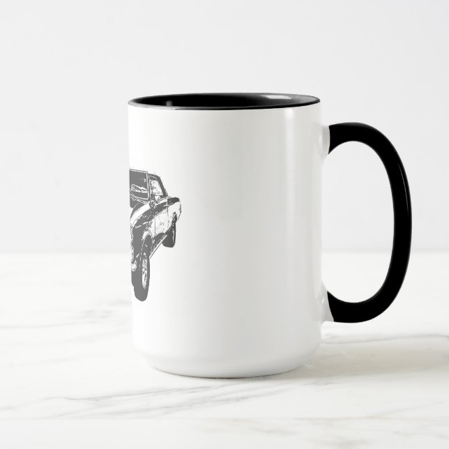 Black 1965 GTO coffee mug (Right)