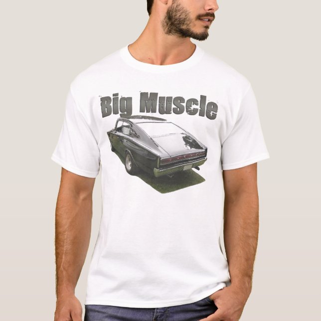 Black 1967 Dodge Charger T-Shirt (Front)