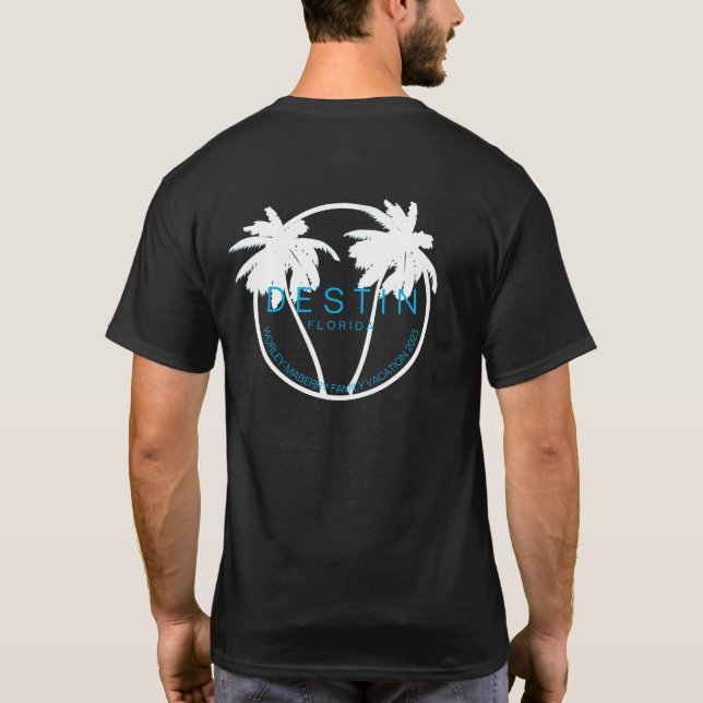Black 2023 Family Vacation T-Shirt (Back)