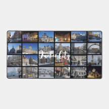 Black 24 Photo Collage Grid Travel Custom