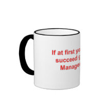 Black 325 ml Ringer Mug