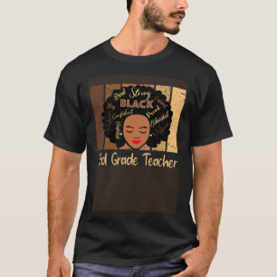 Black 3rd Grade Teacher Love African American T-Shirt