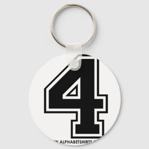 Black 4 keychain