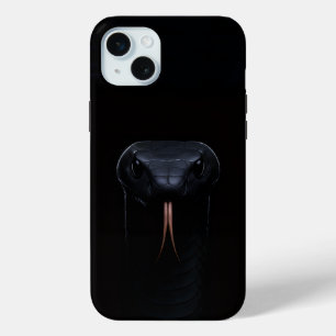 Black 4 Luxe, Black Mamba Snake iPhone 15 Mini Case