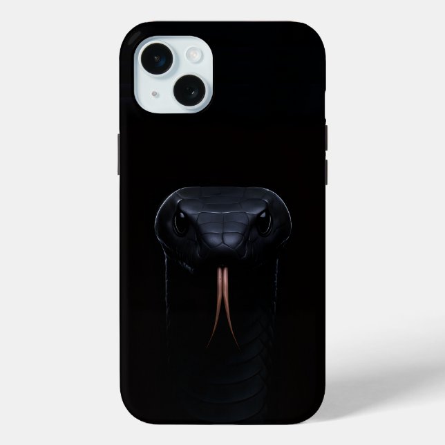 Black 4 Luxe, Black Mamba Snake Case-Mate iPhone Case (Back)