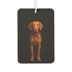 Black 4 Luxe Car Air Fresheners, Agile Vizsla Dog Freshener