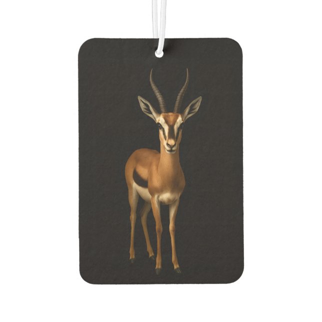 Black 4 Luxe Car Air Fresheners, Elegant Gazella Air Freshener (Back)