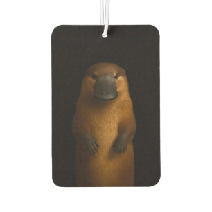 Black 4 Luxe Car Air Fresheners, Elegant Platypus Air Freshener