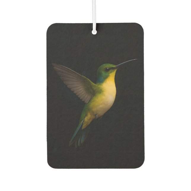Black 4 Luxe Car Air Fresheners, Flying Bird Air Freshener (Front)
