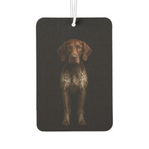 Black 4 Luxe Car Air Fresheners, German Pointer Freshener